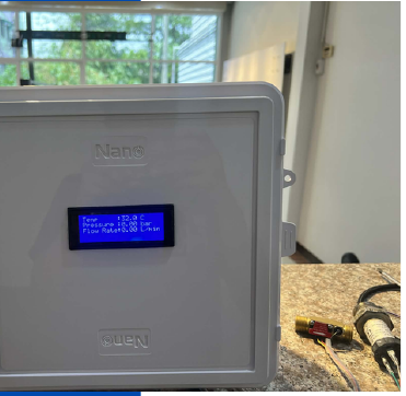 Pipe pressure flow temperature gauges